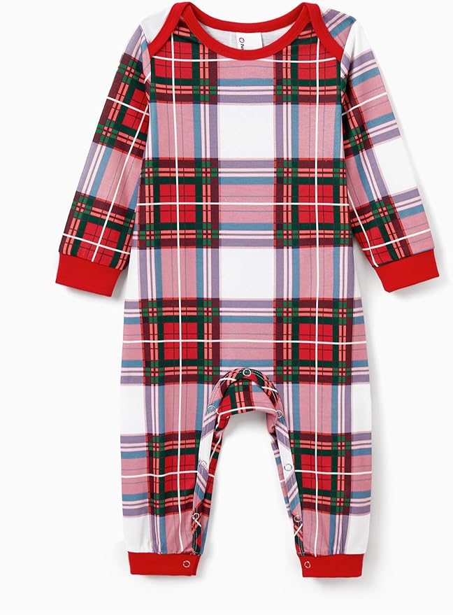 PATPAT Christmas Family Matching Pajama Sets Includes Christmas Socks - Perfect for Family Photos & Holiday Celebrations