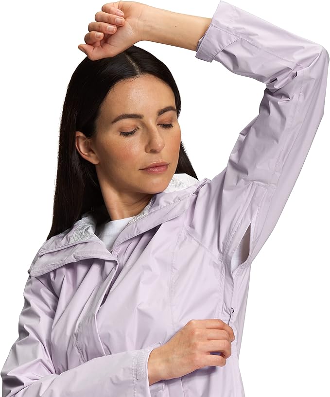 THE NORTH FACE Women's Venture 2 Waterproof Hooded Rain Jacket | Raincoat With Breathable Dryvent 2.5l Fabric, Pit-zips