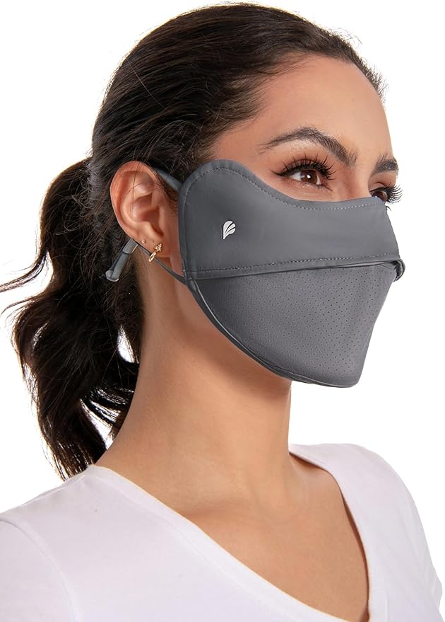 UPF 50+ UV Sun Protection Face Cover/Neck Balaclava Reusable Face Mask Dustproof Cooling Breathable
