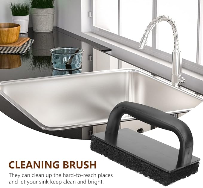Happyyami 1set Multi-Function Cleaning Brush for and Kitchenware Heavy-Duty Scrubber Sponges for Oil and Grease Removal Quick-Drying and Lightweight Cleaning Tools