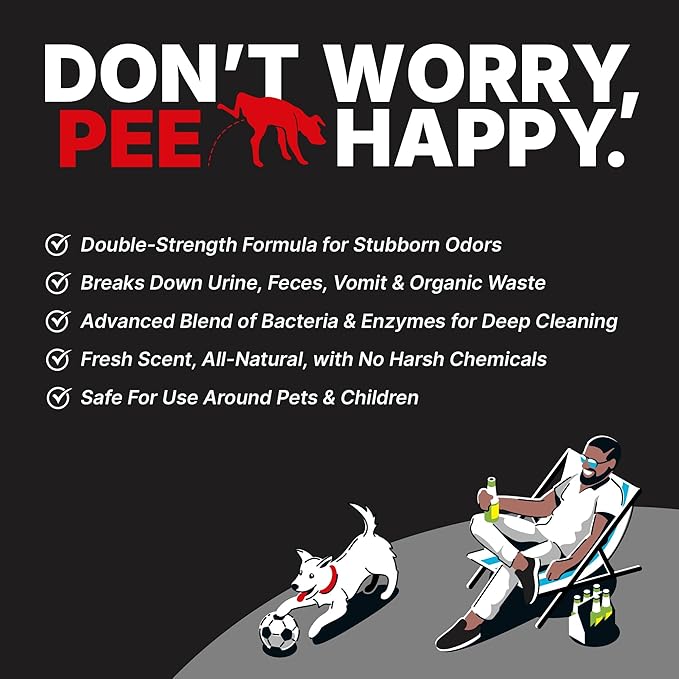 MAX Urine & Odor Turf Detox: 2X Strength Professional Enzyme Cleaner & Odor Eliminator for Artificial Grass, Turf, Concrete & Patios, Dogs & Cats – 32 oz Sprayer & Gallon Refill