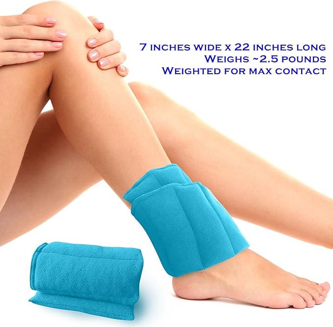 Microwavable Heating Pads Set of 2 Natural Moist Heat Pad for Back Pain, Neck and Shoulders, Nerve, Cramps, Lower Lumbar Relief