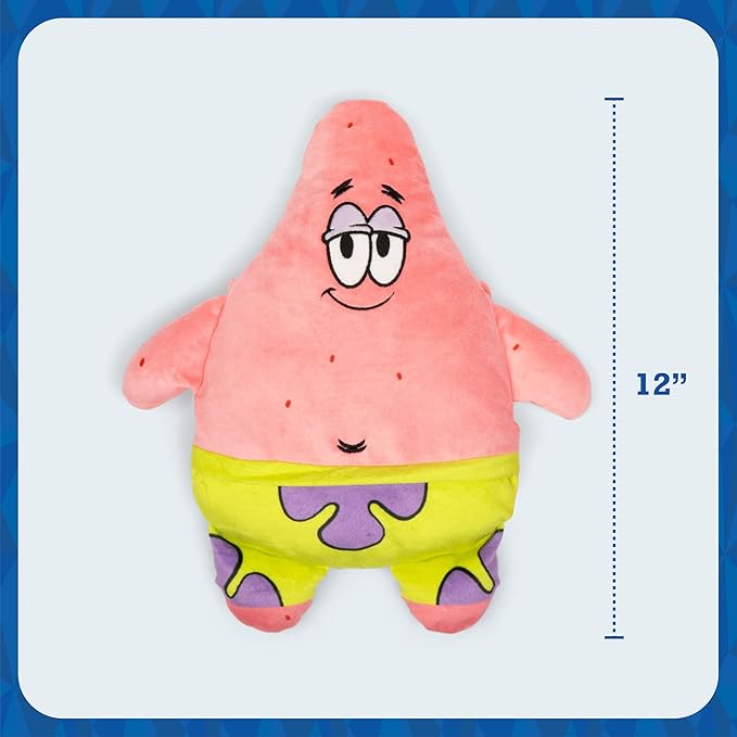 Happy Helpers Patrick By Relatable, The Cozy Comfort That's Anything But Boring, Get Relief with This Plush Heating Pad for Period Cramps and Body Pain, Includes 1 Microwavable Patrick Heating Pad