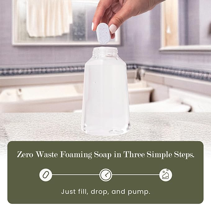 Foaming Hand Soap Refills – Rich, Moisturizing Lather in Coconut Scent, Works with Dispensers, 10 count