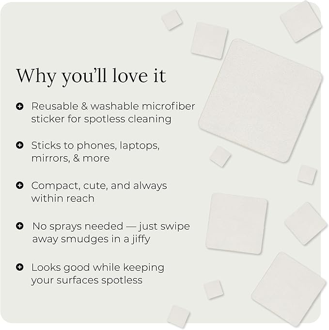 Restickable Cleaning Pads – Reusable, Washable, Multi-Surface Cleaner for Home & Kitchen, Ember