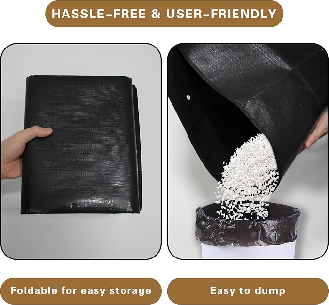 Waterproof Pet Playpen Mat, Reusable Cage Liner, Animals Habitat Protection | 2 Packs, 59"x39", Black Cage Liners for Hamsters, Ferrets, Guinea Pig, Rabbits, Bunny, Birds, and Other Small Animals