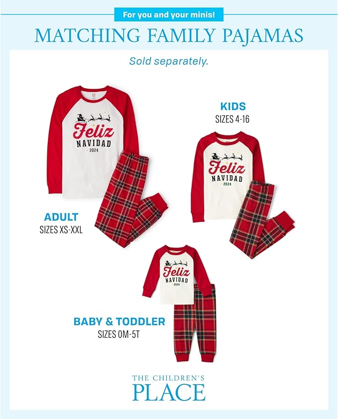 The Children's Place Kids' Holiday Long Sleeve Pajamas