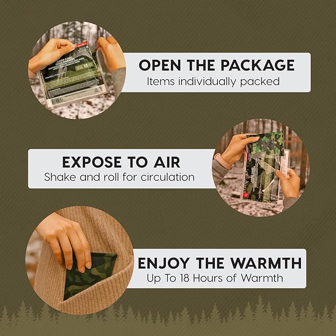 IRIS USA Hand Warmers, Regular/Large/Jumbo, 30/60 Individual Warmers, Regular/Adhesive Body Warmers Up to 10/12/18 Hours Disposable Handwarmer Bulk for Hot Hands Feet Chest Back, TSA-Approved, Camping