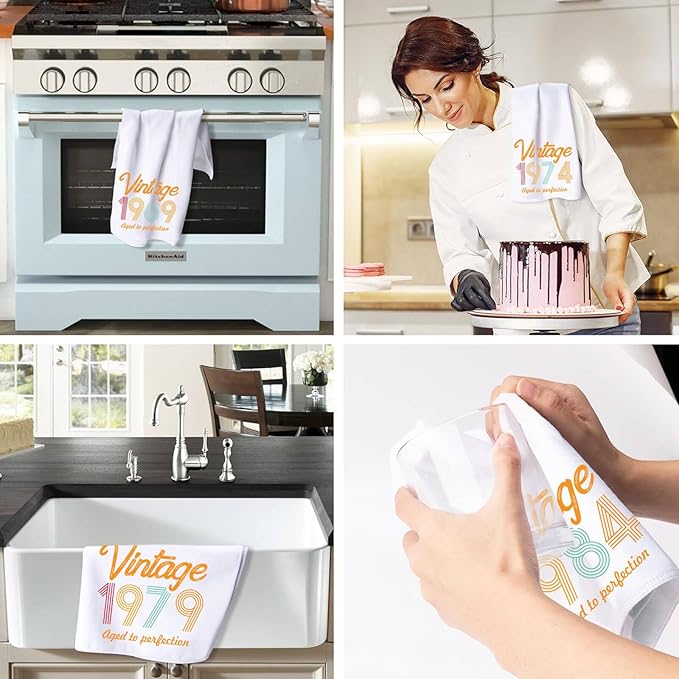 22th Birthday Gifts for Her Him,2003 Birthday Gifts Hand Towels for Her Him Friends Turning 22,22 Year Old Birthday Gifts Birthday Decor for Her,2003 Retro 22th Kitchen Towels