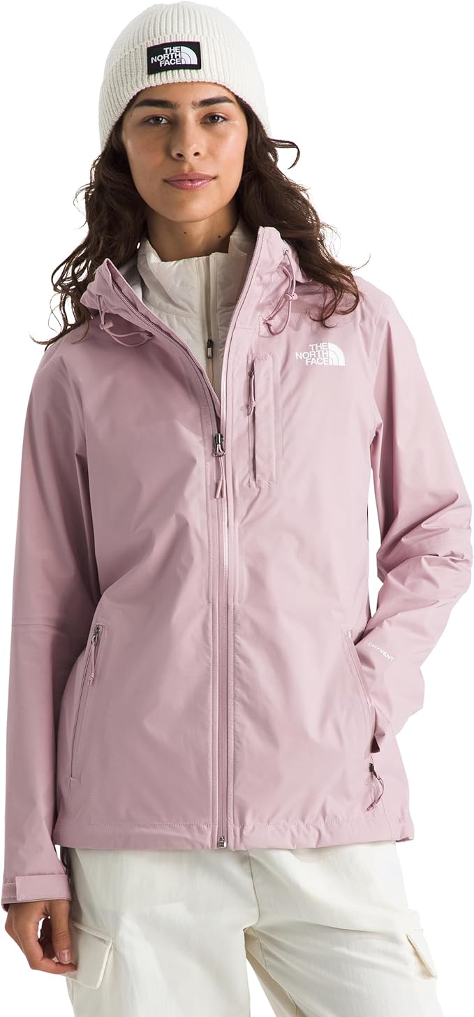 THE NORTH FACE Women's Alta Vista Rain Jacket | 3 Piece Hood With Adjustable Cinch-cord, Waterproof, Breathable