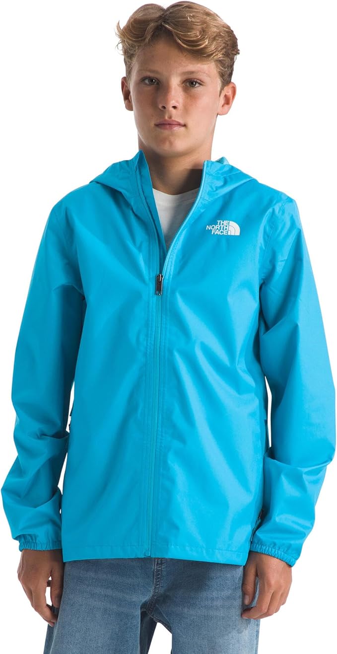 The North Face Unisex Kids Zipline Rain Jacket - Waterproof Rain Coat, Secure Zip Pockets, Weather Ready Hood