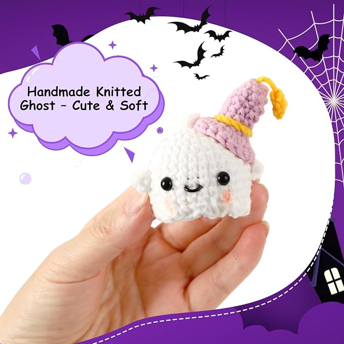 Little Pocket Boo Cute Ghost in Box Adopt a Ghost Summerween Gift | Pocket ghost in a mini tin, a cute desk gift and Halloween collectible for coworkers, friends and spooky season fun