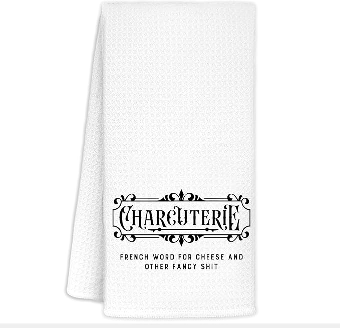 Kitchen Towels, Charcuterie Definition Funny Dish Towels, 16x24 Inch, Kitchen7