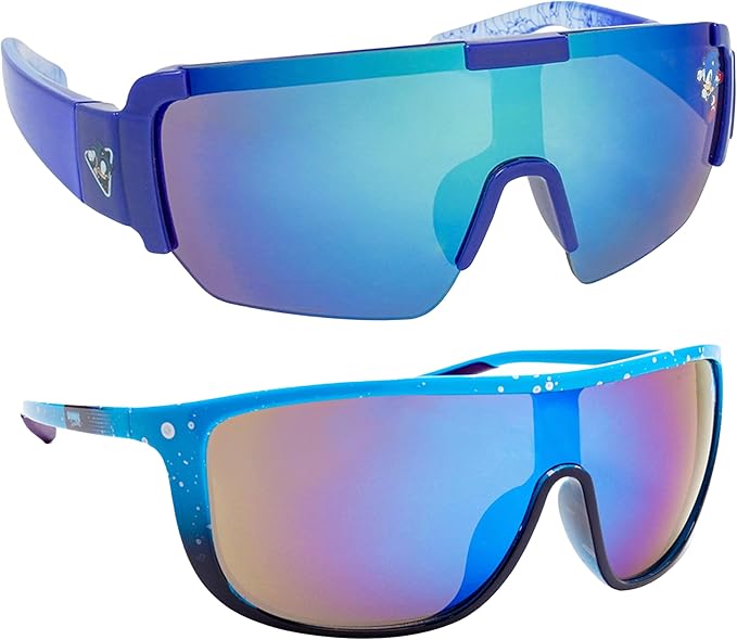 ARKAID Sonic the Hedgehog Boys Sunglasses | 100% UV Protection | Official Sega Sonic the Hedgehog Boys Sunglasses | Impact Resistant | Gift Idea | Fits Most Kids