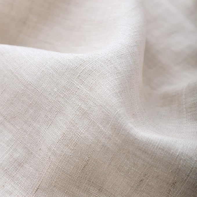 Amazhiyu Pure Linen Over The Door Laundry Hanging Hamper Bag for Holding Dirty Clothes and Saving Space Flax