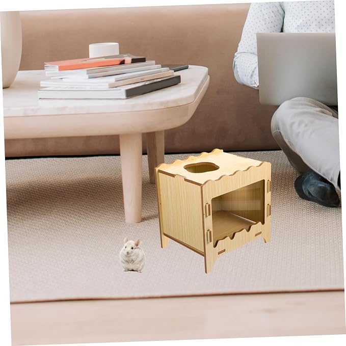 Abaodam Hamster Hideout Toy Soft Digging House Thick Bedding for Small Animals PET Sleeping Box for Hamsters and Other Small Pets Fun Plaything for Cages