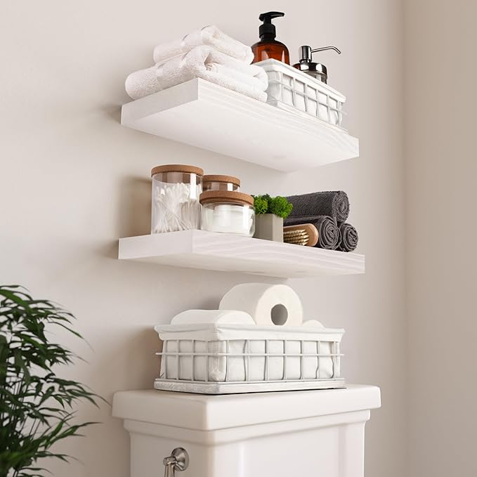 BAOBAB WORKSHOP Toilet Paper Organizer - Bathroom Basket Set of 2
