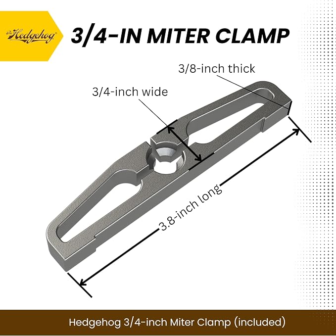 Hedgehog Spiral-Shaped Safety Featherboard - Easy One-Knob Setup | Premium DuPont Nylon Prevents Kickback for Perfect Cuts