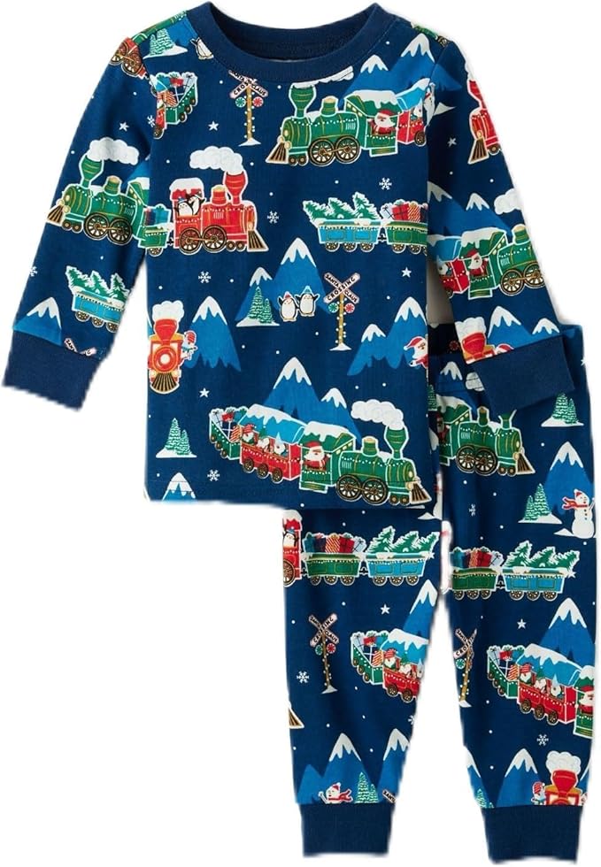 The Children's Place unisex-baby And Kids, Sibling Matching, Holiday Pajama Sets, Cotton