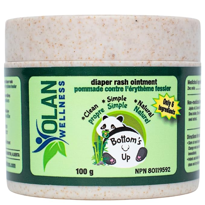 Diaper Rash Cream - Natural Ingredient Ointment for Baby Bottom Sensitive Skin, Soothes, Heals, and Protects With Zinc Oxide Cream - Baby Skin Care (3.52 ounces)