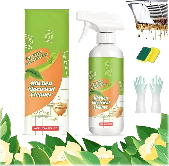 Electrolyzed Ion Kitchen Cleaner Spray, Cleanse Kitchen Appliance Cleaner, Multi-purpose Household and Kitchen Cleaning Spray, Multi-purpose Cleaner for Oven, Stove, Range Hood & Appliances (1)