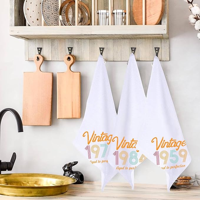 22th Birthday Gifts for Her Him,2003 Birthday Gifts Hand Towels for Her Him Friends Turning 22,22 Year Old Birthday Gifts Birthday Decor for Her,2003 Retro 22th Kitchen Towels