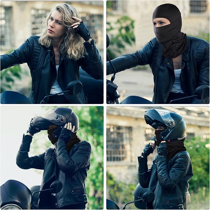 Achiou Ski Mask for Men Women, Balaclava Face Cover, Shiesty Mask UV Protector Lightweight for Motorcycle Snowboard