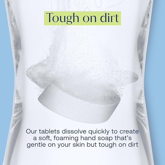 Fabtab Convenient And Easy To Use Foaming Hand Soap Refills - Hand Soap Tablets For A Guilt-free Cleaning Experience - Citrus Scent- Makes 4 X 11.9 Fl Oz (bottle Not Included) - Hand Soap Refills