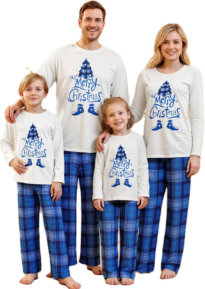 2024 Family Matching Pajamas Sets - Christmas Pjs Sleepwear Outfits for Holiday & Xmas Party