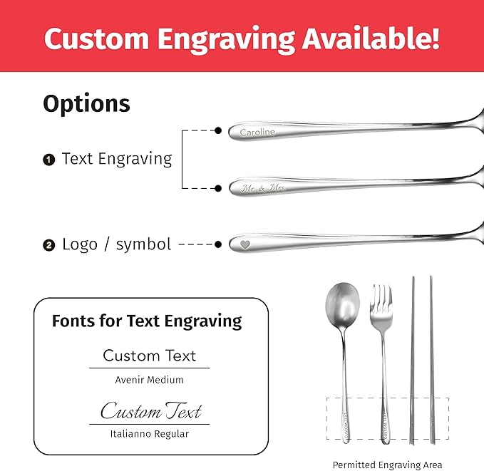 Personalized Utensil-Stainless Steel Utensil Set, Reusable Eating Utensils, Zero Waste Kit, Reusable Eating Utensils, Travel Cutlery