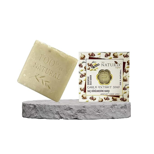 Black Garlic Organic Bar Soap Moisturizing Soap Made from Natural Oil | Hair Hand Face Body Bath Wash | Skin Care Cleanser Shampoo