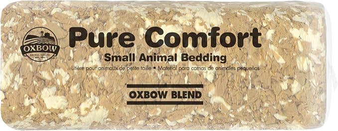 Oxbow Small Animal Bedding, Hamster, Guinea Pig, Rabbit, Blend, USA, 178 L | Pure Comfort, Hamster Bedding, Guinea Pig Bedding, Low Dust, Virgin Paper, Litter Box, Bunny, Rats, Gerbils, Chinchillas