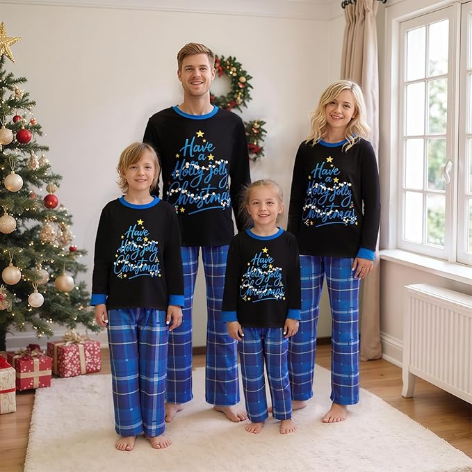 2024 Family Matching Pajamas Sets - Christmas Pjs Sleepwear Outfits for Holiday & Xmas Party