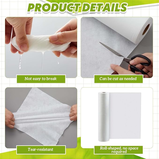 Drydiet Cage Liner for Birds, 100 ft x 18 Inch, Parakeet Cage Liners | Disposable, Precut Absorbent Bird Paper Accessories, for Pet Animal, Parrot, Parakeet, Conure, Superior Absorbent Liner