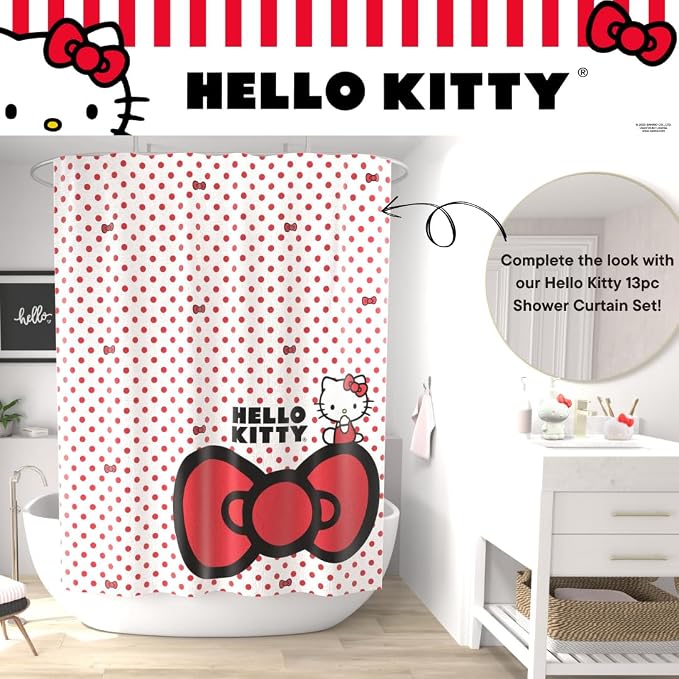 Hello Kitty Toothbrush Holder - Makeup Brushes/Pens Tumbler, (Officially Licensed Product) By Franco