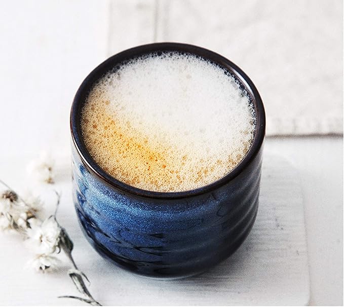 Japanese Style Ceramic Tea Set, Tea Cup, Coffee Cup, Yerba Mate Set, Ceramic Mate Cup Set of 4 (4 colors)