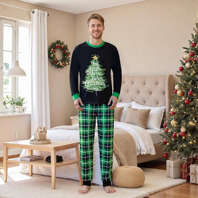 2024 Family Matching Pajamas Sets - Christmas Pjs Sleepwear Outfits for Holiday & Xmas Party