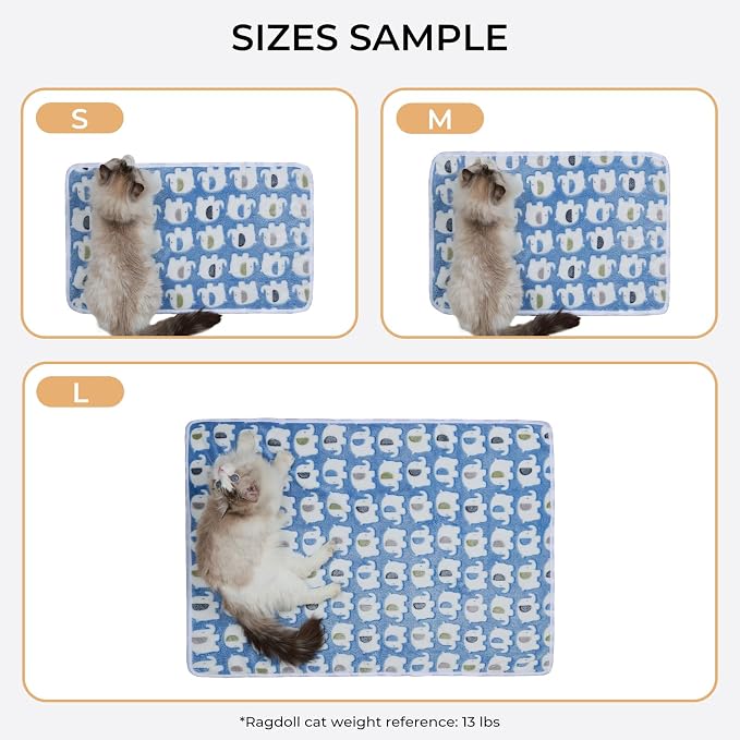 Luciphia 3 Pack Cute Dog Blankets Soft Fleece for Small Puppy Cat,41"x31" | Fuzzy Flannel Small Pet Blanket Washable, Cute Elephant Print for Crate Car Bed. Puppy Essential,Cat Stuff Gifts,Large