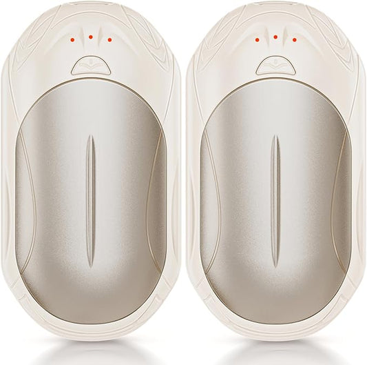 AI Hand Warmers Rechargeable 2 Pack, AI Smart Chips Electric Hand Warmers, 20Hrs Long Safe Heat, Portable Pocket Heater, Gifts for Christmas, Outdoor, Hunting, Golf, Camping Accessories
