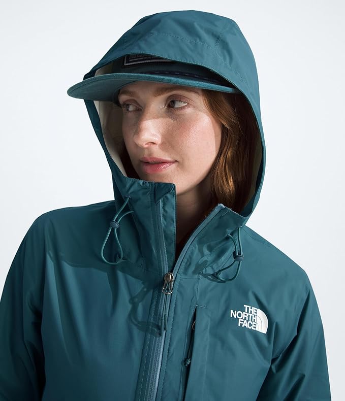THE NORTH FACE Women's Alta Vista Rain Jacket | 3 Piece Hood With Adjustable Cinch-cord, Waterproof, Breathable