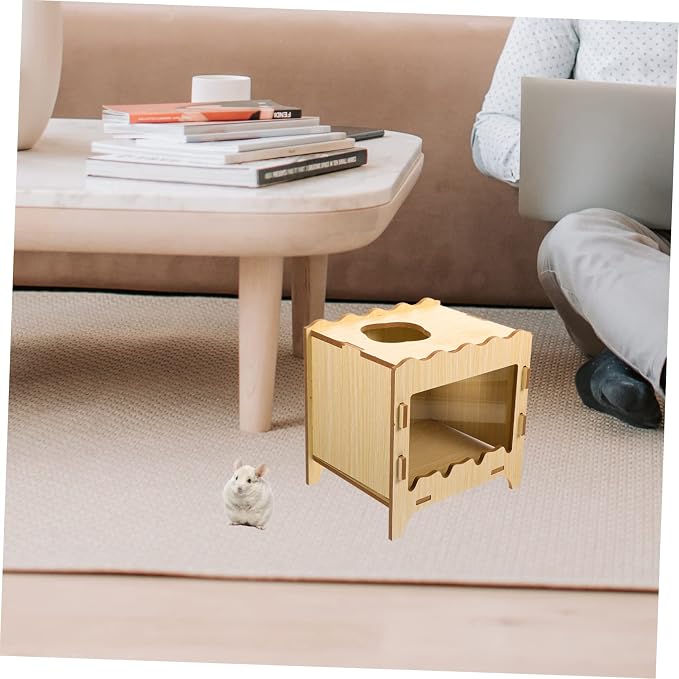 HANABASS Small Animals Digging Toy for Hamsters Gerbils Guinea Pigs Interactive Hideout Tunnel for Boredom Relief and Playtime Fun Sleeping Cage Accessory