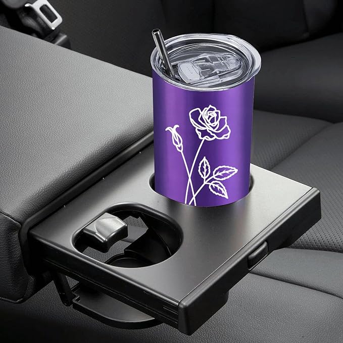 Personalized Gifts for Women Custom Tumbler Personalized Cups Engraved with Birth Flower 20 Oz Customized Tumbler with Name Birthday Bridesmaid Christmas Gifts