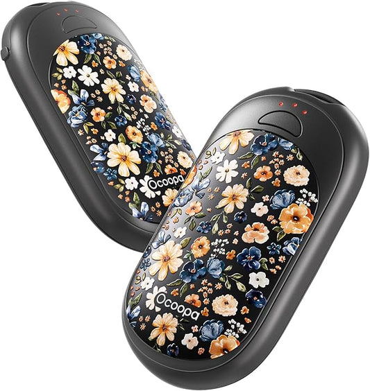 OCOOPA Magnetic Hand Warmers Rechargeable 2 Pack, UL Safety Heat 100-126°F, 3-Settings, Pocket-Sized, Max. 8 Hrs Long Lasting,Great for Raynauds, Golf, Hunting, Camping, Gifts for Men Women, UT3 Lite