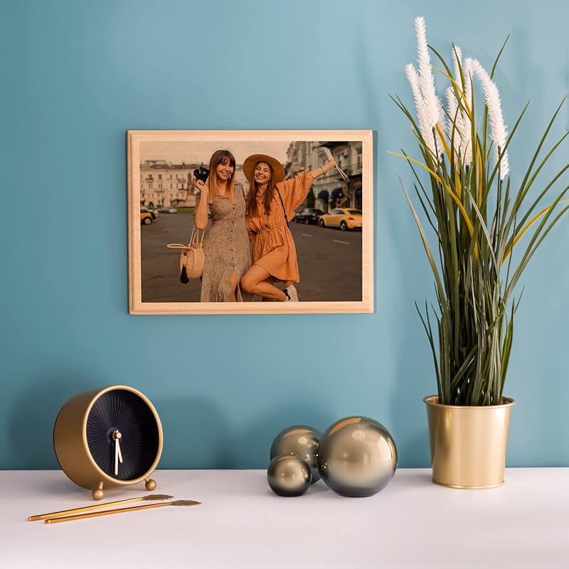 Personalized Photo on Wood – Custom Picture Print on Wooden Plaque, Unique Anniversary, Wedding, or Couple Gift, Rustic Home Decor