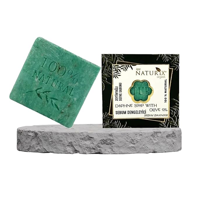 Organic Bar Soap Moisturizing Soap Made from Natural Oil | Hair Hand Face Body Bath Wash | Skin Care Cleanser Shampoo (Laurel)