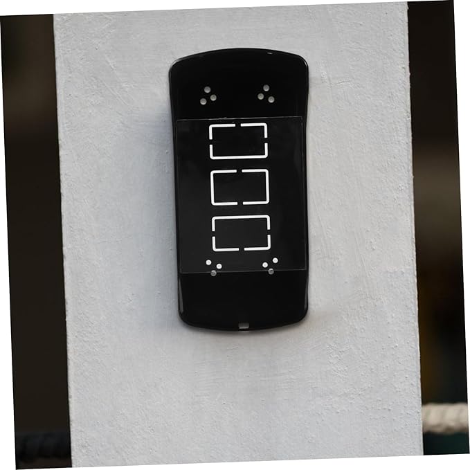 Transparent Weatherproof Protector for Access Control Keypad Shield Plastic Casing for Outdoor Electronics Easy Installation Reliable Weather Defense
