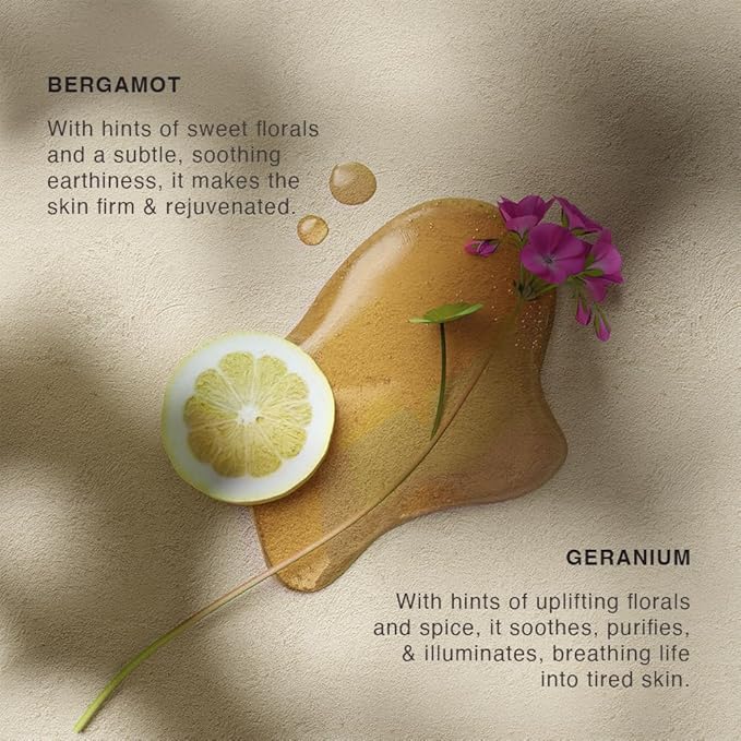 Bergamot Geranium Hand Cleanser | Gentle Exfoliating Hand Wash | Cleanses & Hydrates Skin | Made with Essential Oils | Cruelty, Vegan & Paraben Free | Sweet & Fresh Aroma | 500 ml
