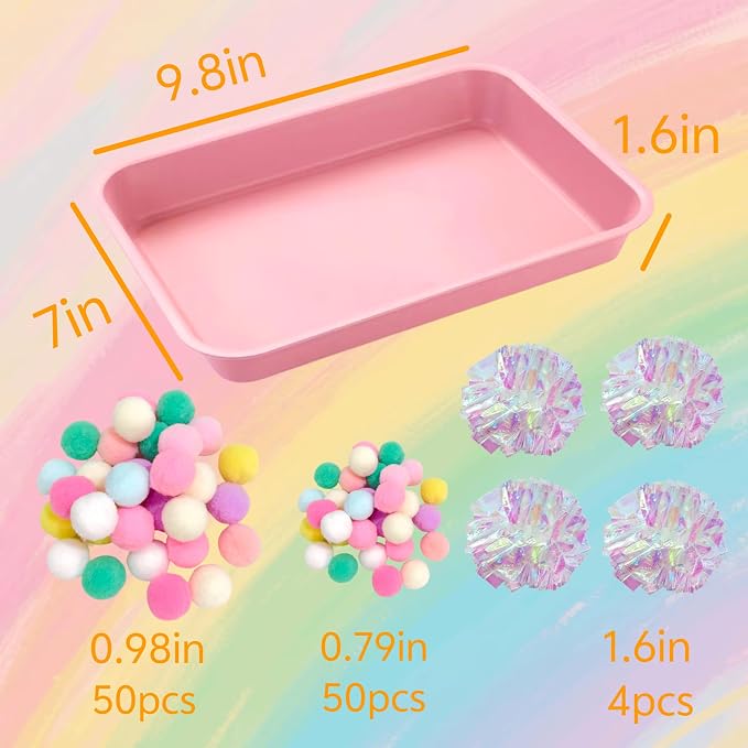 Hedgehog Dig Box Tray Enrichment Hedgehogs Cage Accessories | Funny Balls, For Small Animal Hedgehogs Hamsters Ferrets Guinea Pigs