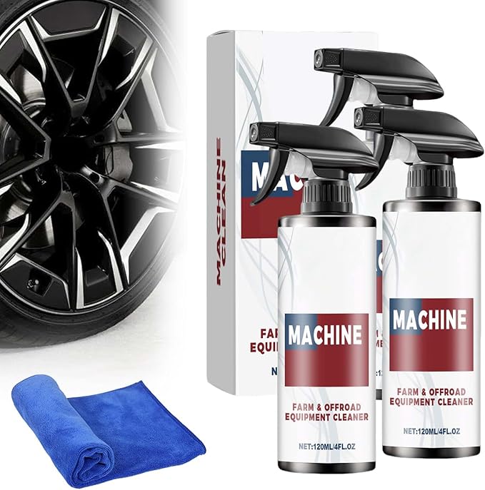 Heavy-duty Outdoor All Purpose Cleaner, 2025 Upgrade Machine Clean Spray, Multi-surface Portable Cleaners, Farm Equipment Durable Cleaner for Agricultural Field, Automotive Cleaners for Car Owners (3)