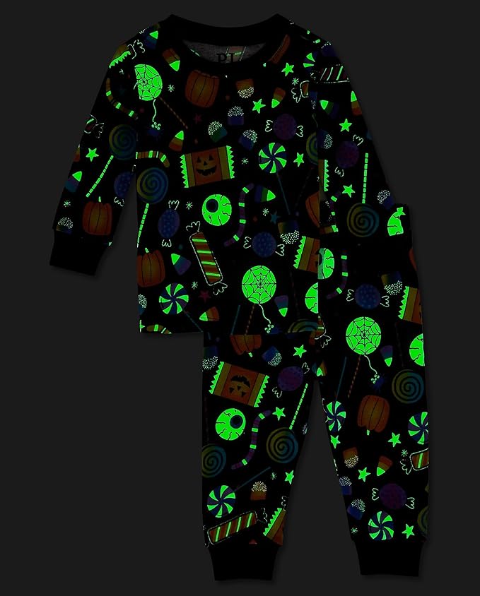 The Children's Place unisex-baby And Kids, Sibling Matching, Holiday Pajama Sets, Cotton